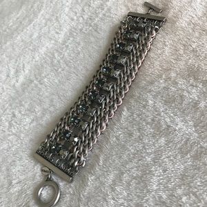 Silver chain bangle bracelet, NWOT